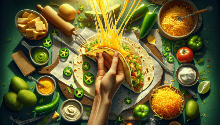 découvrez notre délicieuse recette de tacos au fromage fondu et jalapeños ! apprenez à préparer ces savoureux tacos garnis de fromage fondant et relevés par des jalapeños, parfaits pour un repas convivial ou une soirée entre amis. suivez nos étapes simples pour un résultat irrésistible.