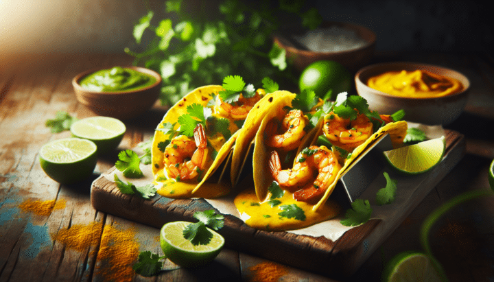 découvrez notre recette exotique de tacos au curry jaune et crevettes, alliant saveurs épicées et fraîcheur des ingrédients. un plat original qui ravira vos papilles et apportera une touche de soleil à votre table!