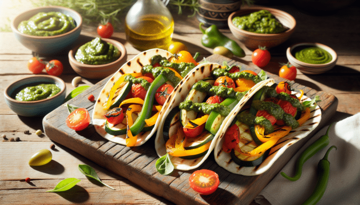 découvrez une recette savoureuse de tacos aux légumes grillés et pesto, alliant les saveurs méditerranéennes à une cuisine conviviale. parfaits pour un repas léger et coloré, ces tacos séduiront vos papilles avec une explosion de goûts et de fraîcheur.